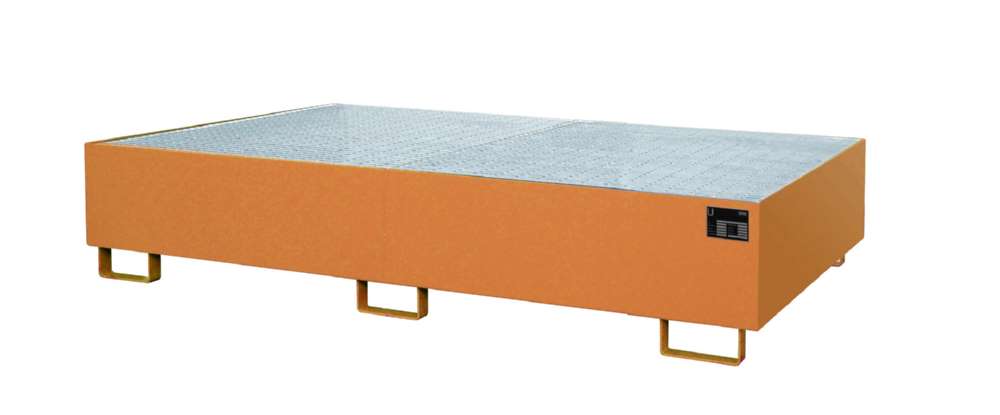 Produktbild Bauer Regalwanne RW GR 2700 2 gelborange 2650 x 300 x 1300 mm