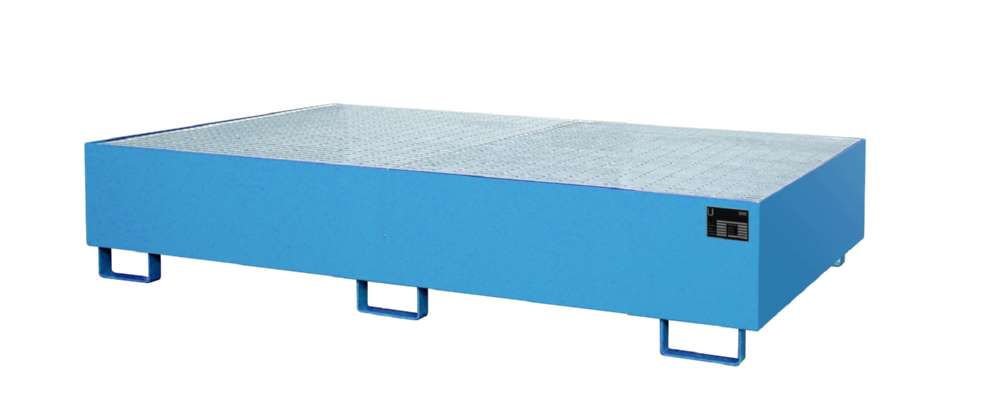 Produktbild Bauer Regalwanne RW GR 2700 2 lichtblau 2650 x 300 x 1300 mm