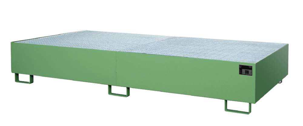 Produktbild Bauer Regalwanne RW GR 2700 3 resedagrün 2650 x 435 x 1300 mm