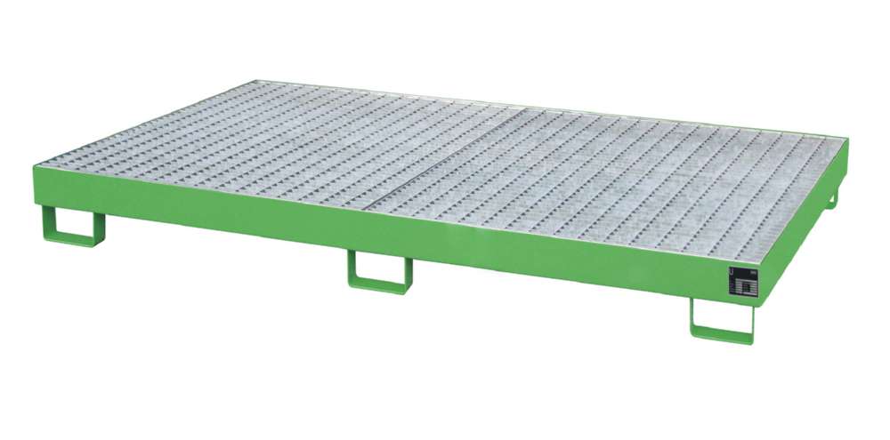 Produktbild Bauer Regalwanne RW GR 2200 1 resedagrün 2150 x 225 x 1300 mm