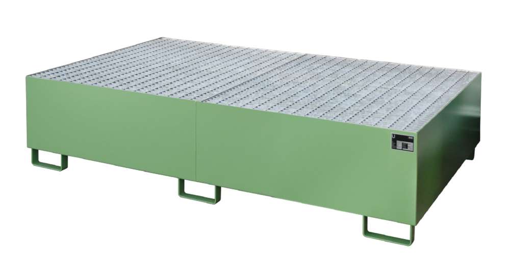 Produktbild Bauer Regalwanne RW GR 2200 2 resedagrün 2150 x 505 x 1300 mm