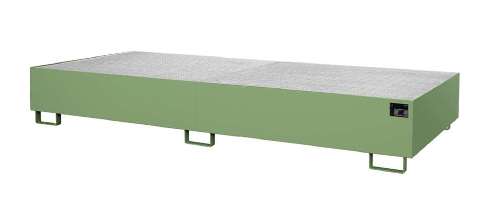 Produktbild Bauer Regalwanne RW GR 3300 2 resedagrün 3250 x 265 x 1300 mm