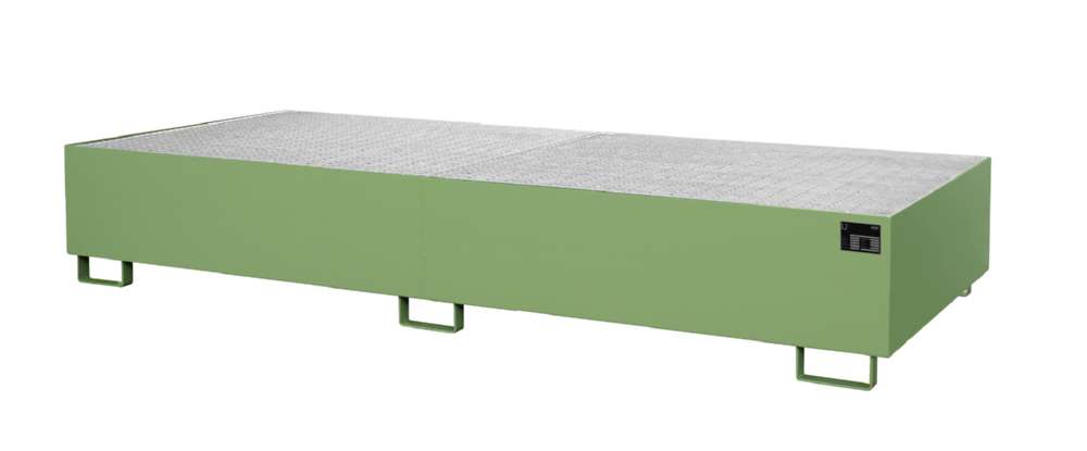 Produktbild Bauer Regalwanne RW GR 3300 3 resedagrün 3250 x 380 x 1300 mm