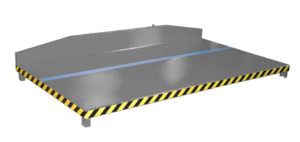 Produktbild Bauer Restgitter Palette RGP-1 lackiert mausgrau 1540 x 2500 x 375 mm