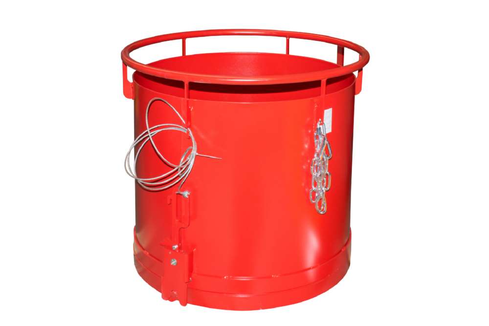 Produktbild Bauer Rundbehälter RB 300 lackiert feuerrot