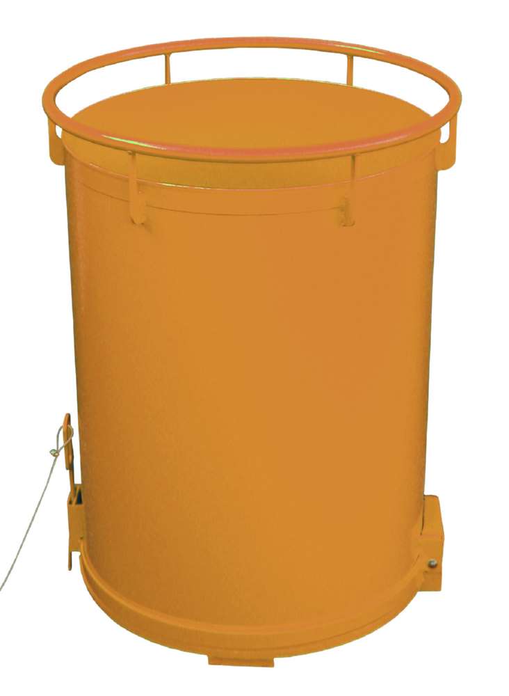 Produktbild Bauer Rundbehälter RB 450 lackiert gelborange Durchmesser 865 mm bild 2