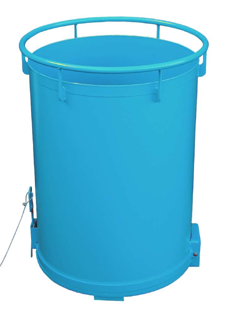 Produktbild Bauer Rundbehälter mit Bodenentleerung RB 450 lackiert lichtblau bild 2