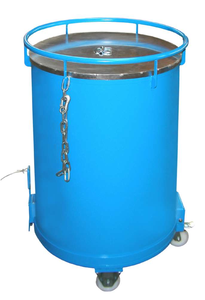 Produktbild Bauer Rundbehälter mit Bodenentleerung RB 450 lackiert lichtblau