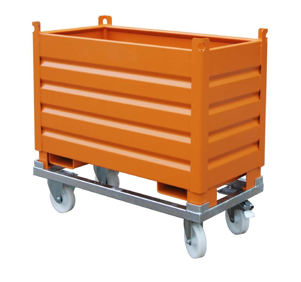 Produktbild Bauer Sammelbehälter System SBS 500 gelborange 1200 x 850 x 600 mm bild 2
