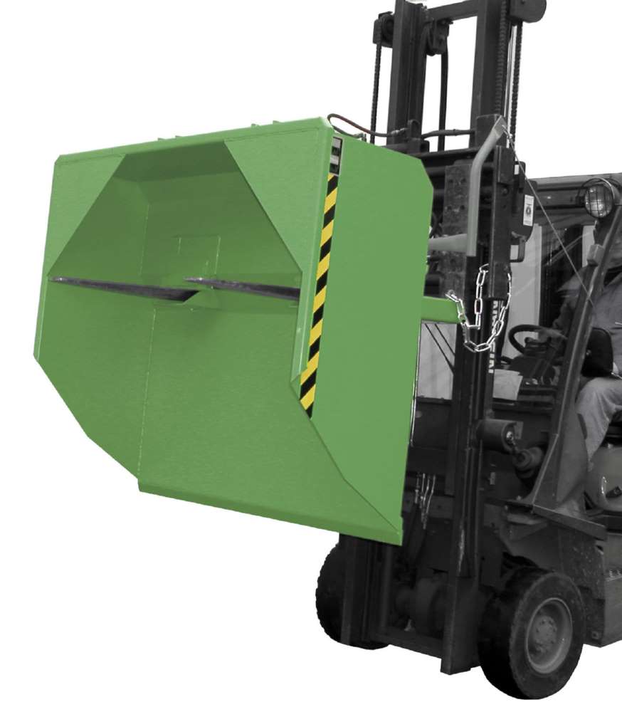 Produktbild Bauer Schaufel BSM 100 Tragfähigkeit bis 2000 kg lackiert resedagrün RAL 6011