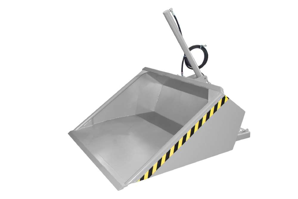 Produktbild Bauer Schaufel DGS 950 Tragfähigkeit bis 1000 kg lackiert mausgrau RAL 7005