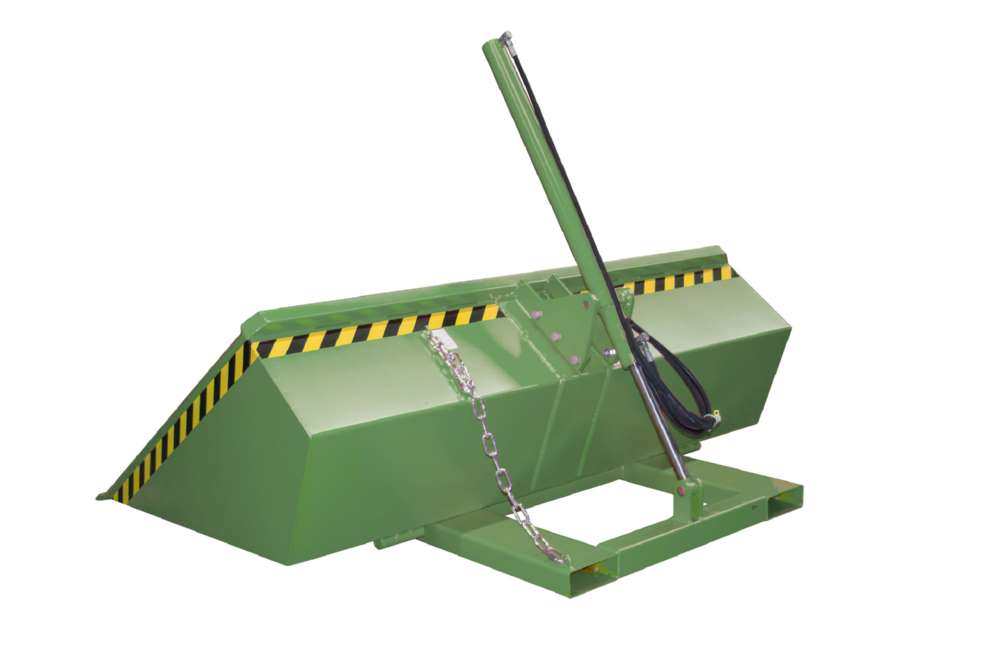 Produktbild Bauer Schaufel DGS 1200 Tragfähigkeit bis 1500 kg lackiert resedagrün RAL 6011 bild 2