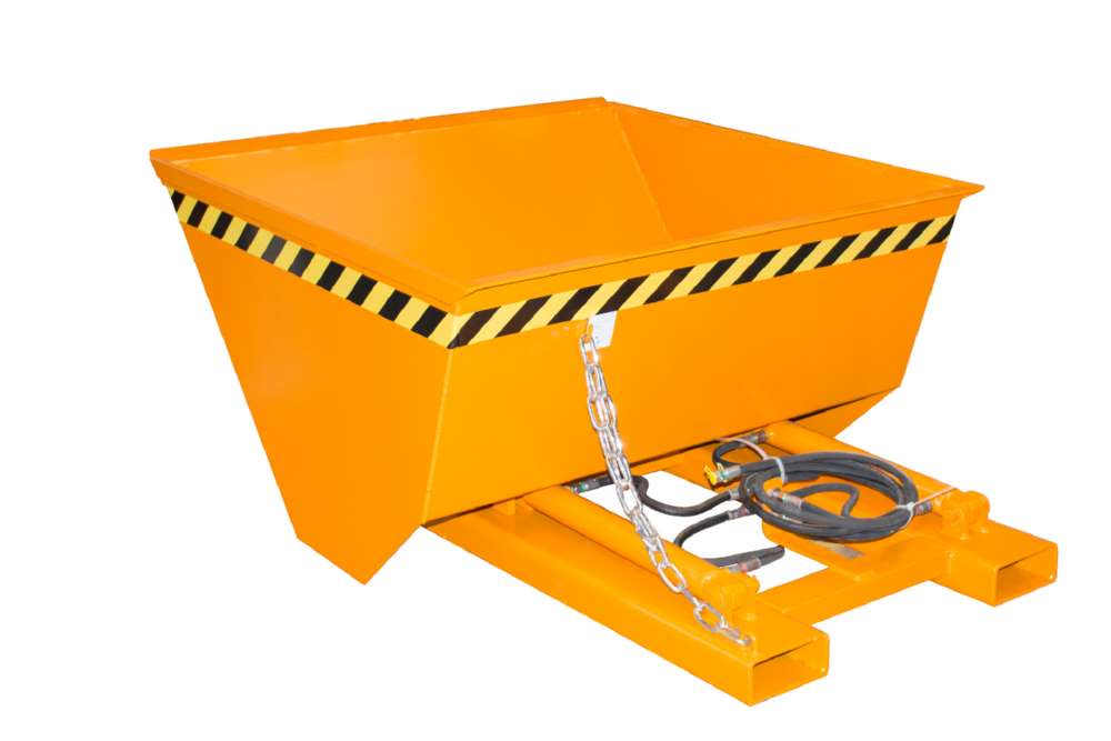 Produktbild Bauer Schaufel HVR 50 Hydraulische Schaufel mit 2 Zylindern lackiert gelborange bild 1