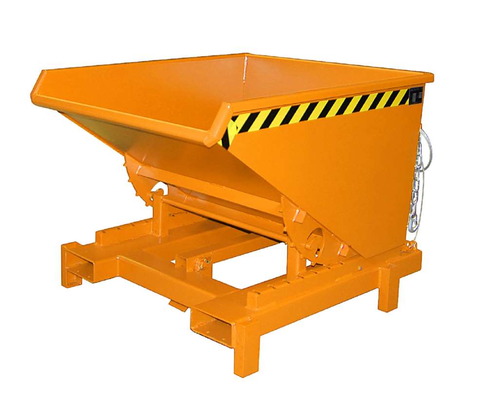 Produktbild Bauer Schwerlast-Kipper SK 600 Tragkraft 4000 kg lackiert in der Farbe Gelborange