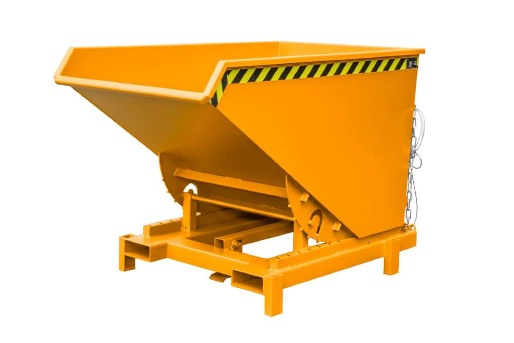 Produktbild Bauer Schwerlast-Kipper SK 1200 Tragkraft 4000 kg lackiert in der Farbe Gelborange