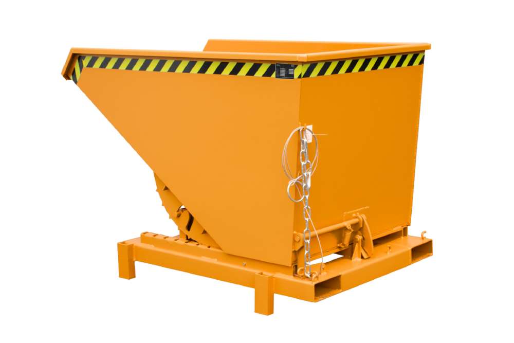 Produktbild Bauer Schwerlast-Kipper SK 1200 Tragkraft 4000 kg lackiert in der Farbe Gelborange bild 2