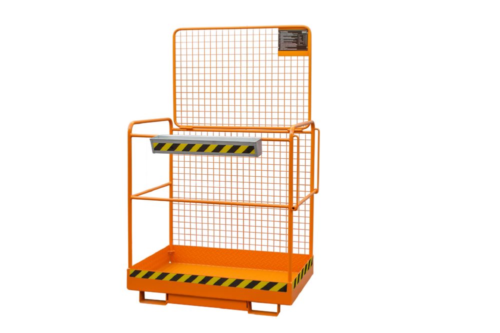 Produktbild Sicherheitskorb SIKO-G, lackiert, Gelborange bild 1