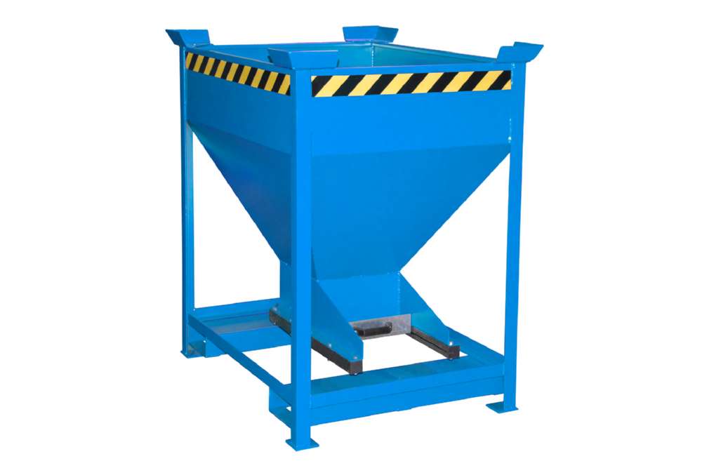 Produktbild Bauer Silobehälter SG-D 375 lackiert lichtblau 860 x 1090 x 1170 mm