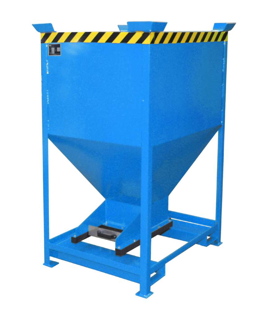Produktbild Bauer Silobehälter SG-D 600 lackiert lichtblau Entleerung von Schüttgütern