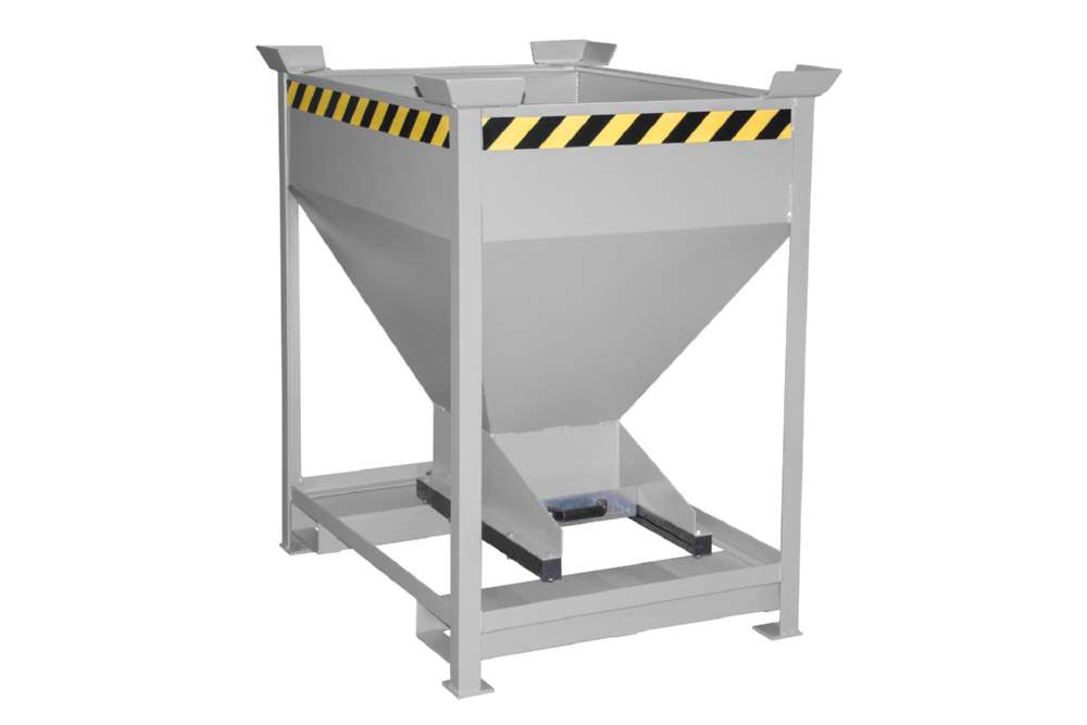 Produktbild Bauer Silobehälter SG-D 375 lackiert mausgrau Entleerung von Schüttgütern