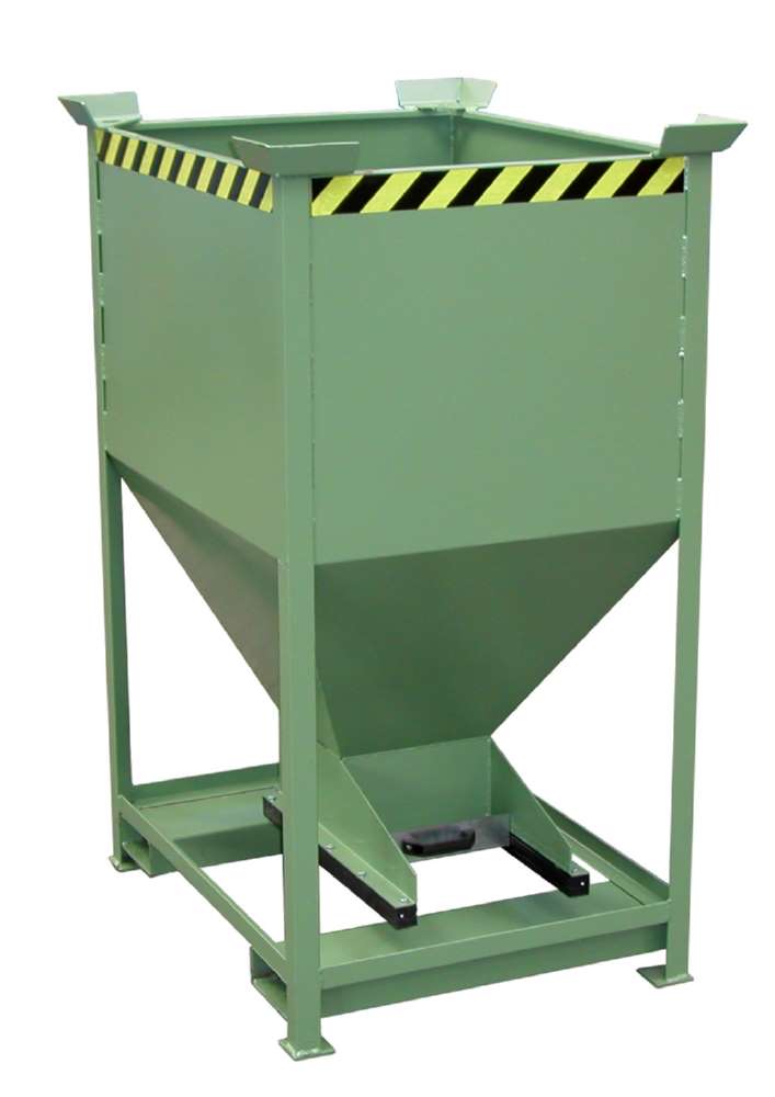 Produktbild Bauer Silobehälter SG-D 600 lackiert resedagrün 860 x 1090 x 1550 mm