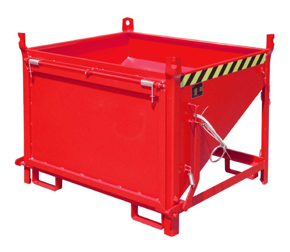 Produktbild Bauer Silobehälter SGK 50 lackiert feuerrot 1200 x 1000 x 935 mm