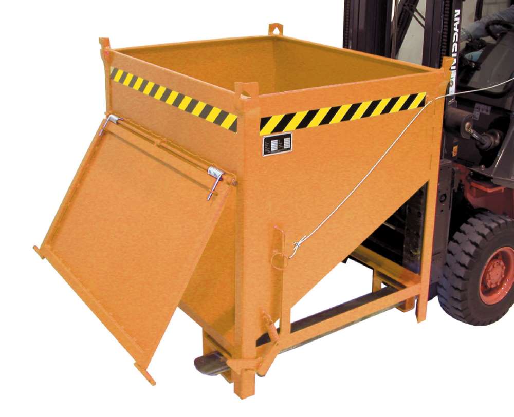 Produktbild Bauer Silobehälter SGK 75 lackiert gelborange 1200 x 1000 x 1170 mm