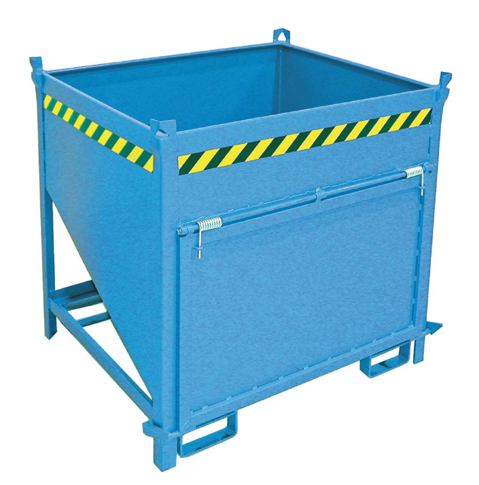 Produktbild Bauer Silobehälter SGK 75 lackiert lichtblau mit Stirnseitige Klappe bild 2