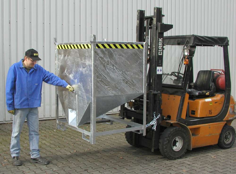 Produktbild Bauer Silobehälter SGS 75 feuerverzinkt mit stirnseitiger Entleerung bild 2