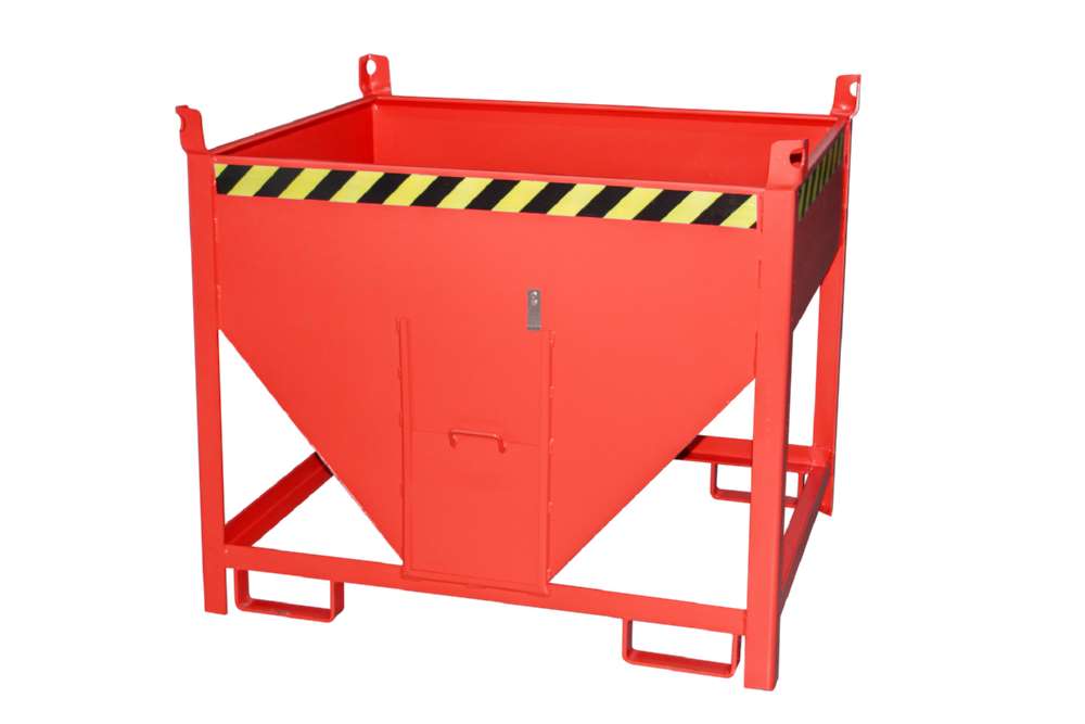 Produktbild Bauer Silobehälter SGS 50 lackiert feuerrot 1200 x 1000 x 1025 mm