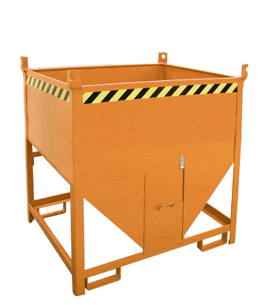 Produktbild Bauer Silobehälter SGS 75 lackiert gelborange 1200 x 1000 x 1260 mm