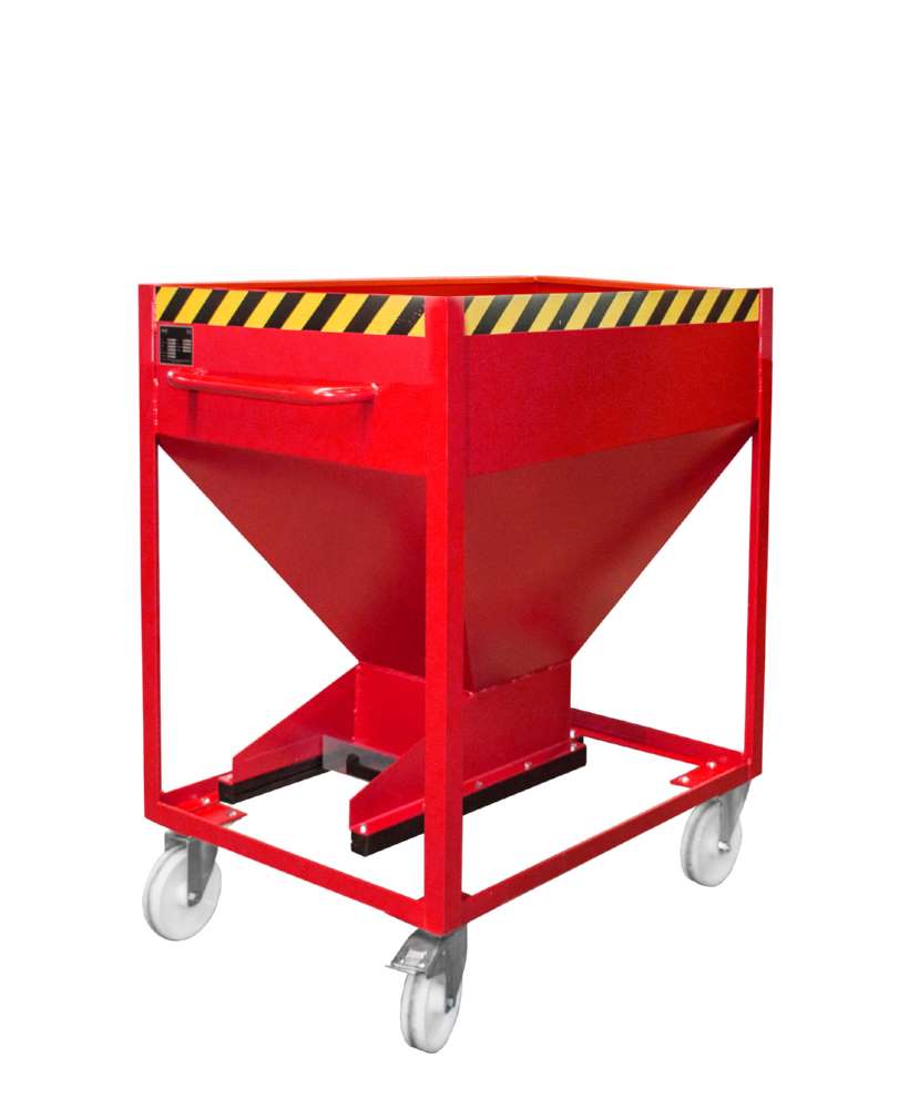 Produktbild Bauer Silobehälter SR-D 375 lackiert Feuerrot Entleerung von Schüttgütern bild 2