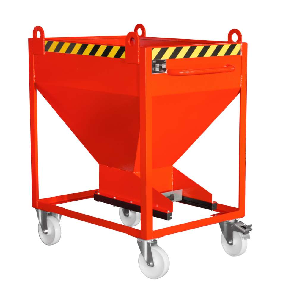 Produktbild Bauer Silobehälter SR-D 375 lackiert Feuerrot Entleerung von Schüttgütern