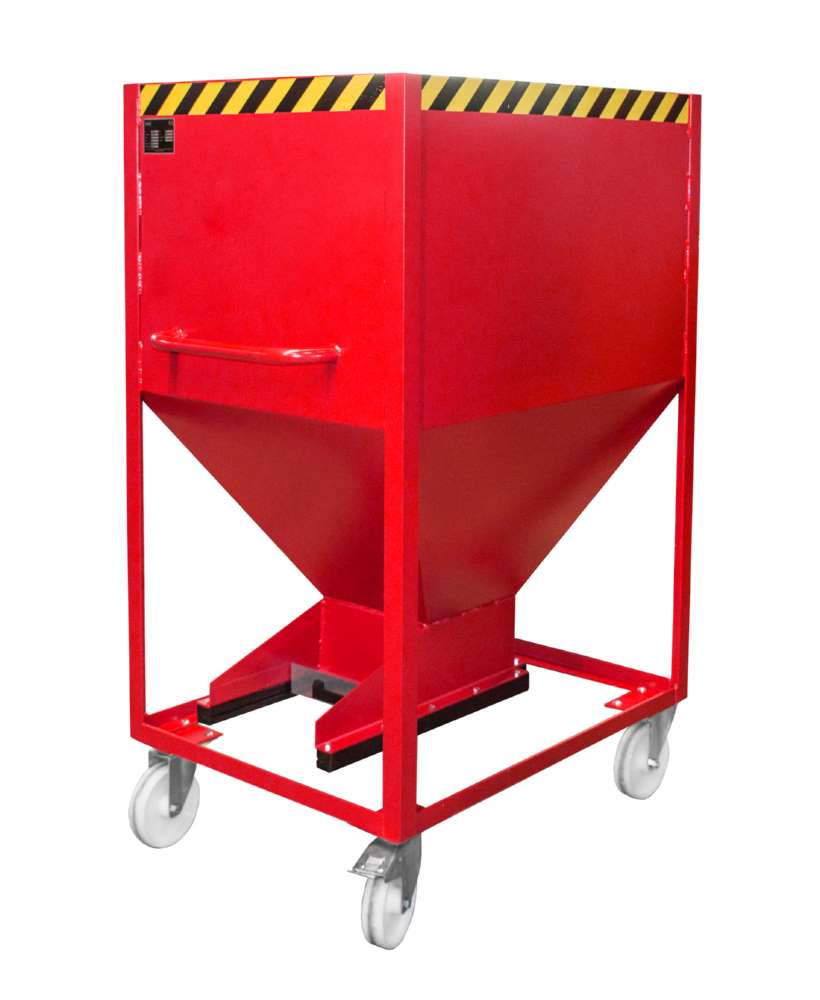 Produktbild Bauer Silobehälter SR-D 600 lackiert feuerrot Entleerung von Schüttgütern