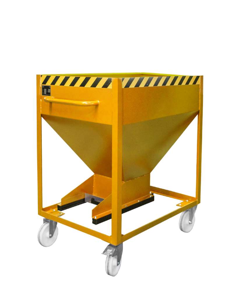 Produktbild Bauer Silobehälter SR-D 375 lackiert gelborange Entleerung von Schüttgütern bild 2