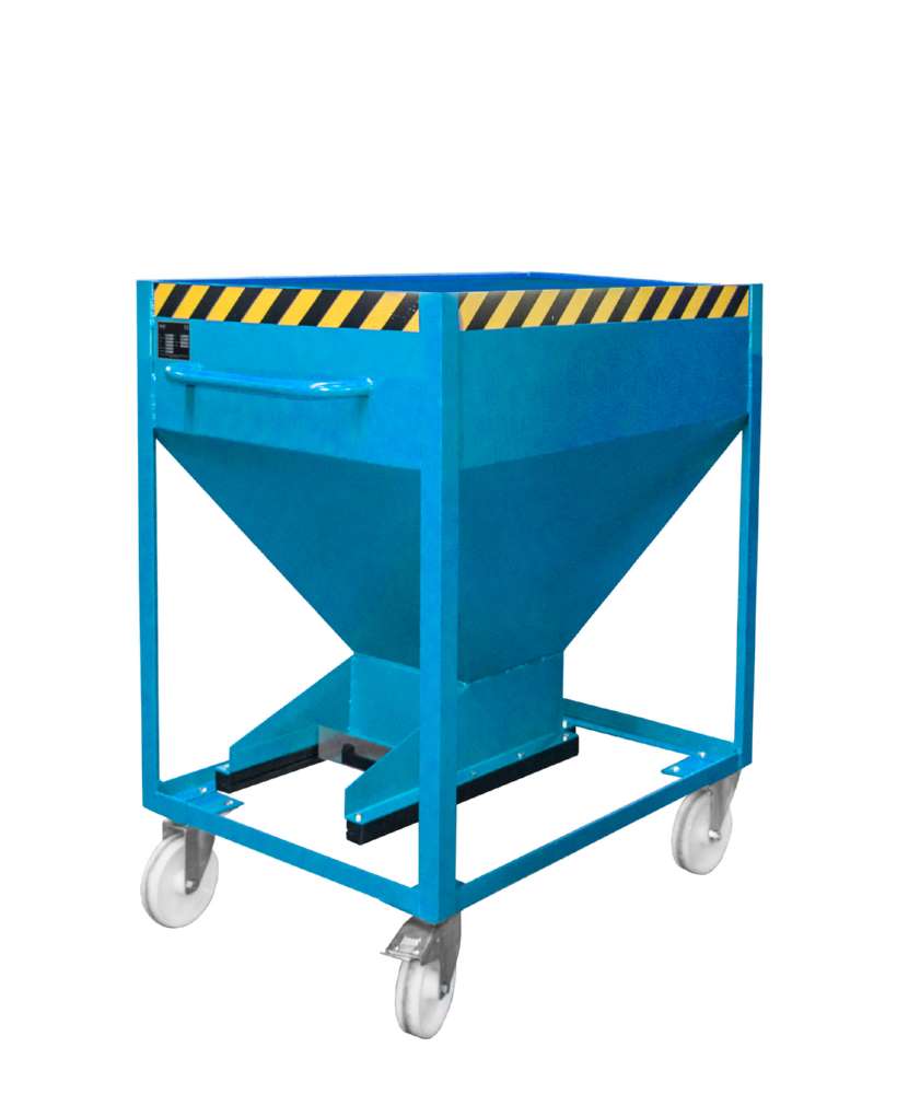 Produktbild Bauer Silobehälter SR-D 375 lackiert Lichtblau 780 x 1115 x 1230 mm bild 2