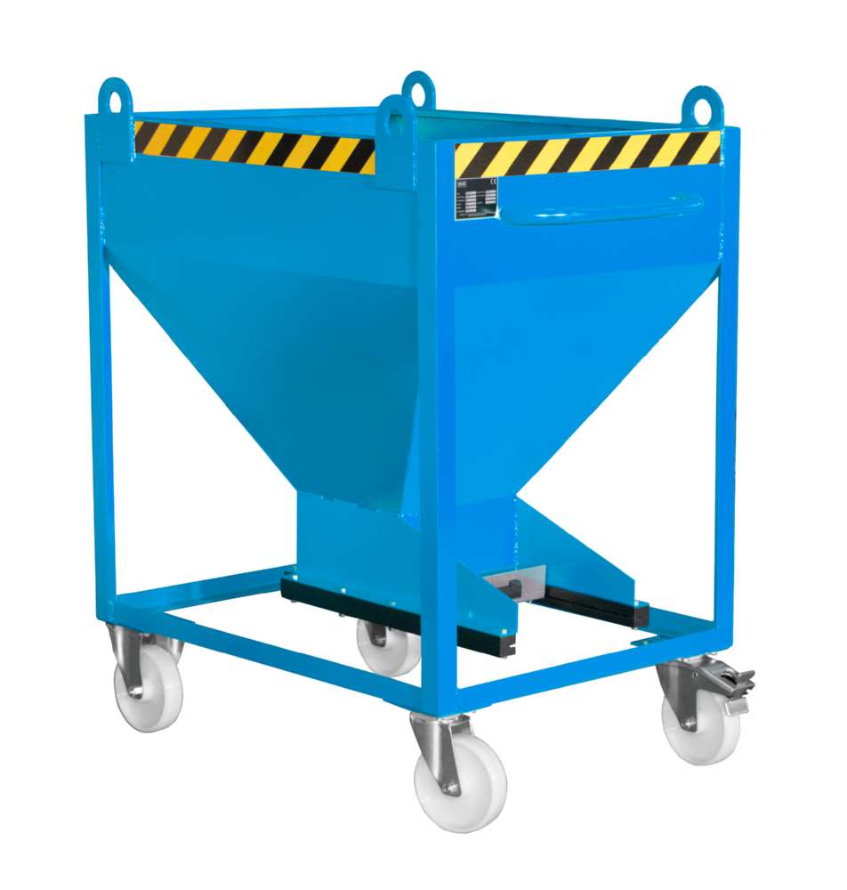 Produktbild Bauer Silobehälter SR-D 375 lackiert Lichtblau 780 x 1115 x 1230 mm bild 3