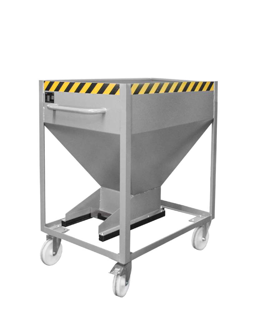 Produktbild Bauer Silobehälter SR-D 375 lackiert mausgrau Entleerung von Schüttgütern bild 2