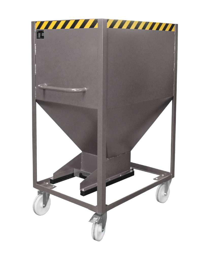 Produktbild Bauer Silobehälter SR-D 600 lackiert mausgrau 780 x 1115 x 1610 mm