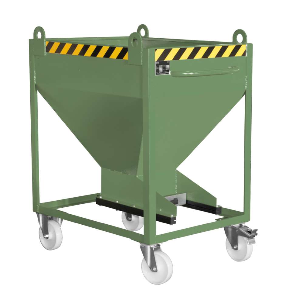 Produktbild Bauer Silobehälter SR-D 375 lackiert resedagrün 780 x 1115 x 1230 mm bild 2