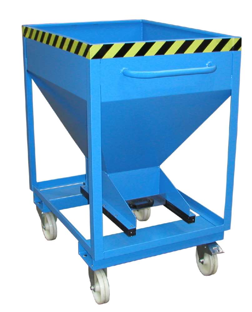 Produktbild Bauer Silobehälter SRE-D 375 lackiert lichtblau Entleerung von Schüttgütern