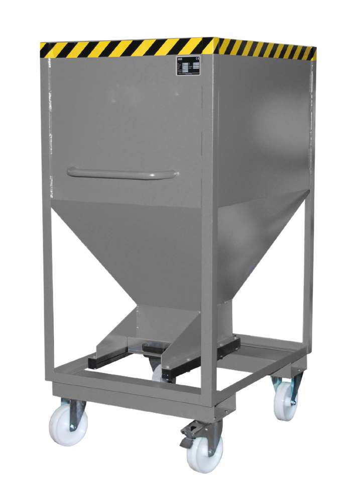 Produktbild Bauer Silobehälter SRE-D 600 lackiert mausgrau Entleerung von Schüttgütern