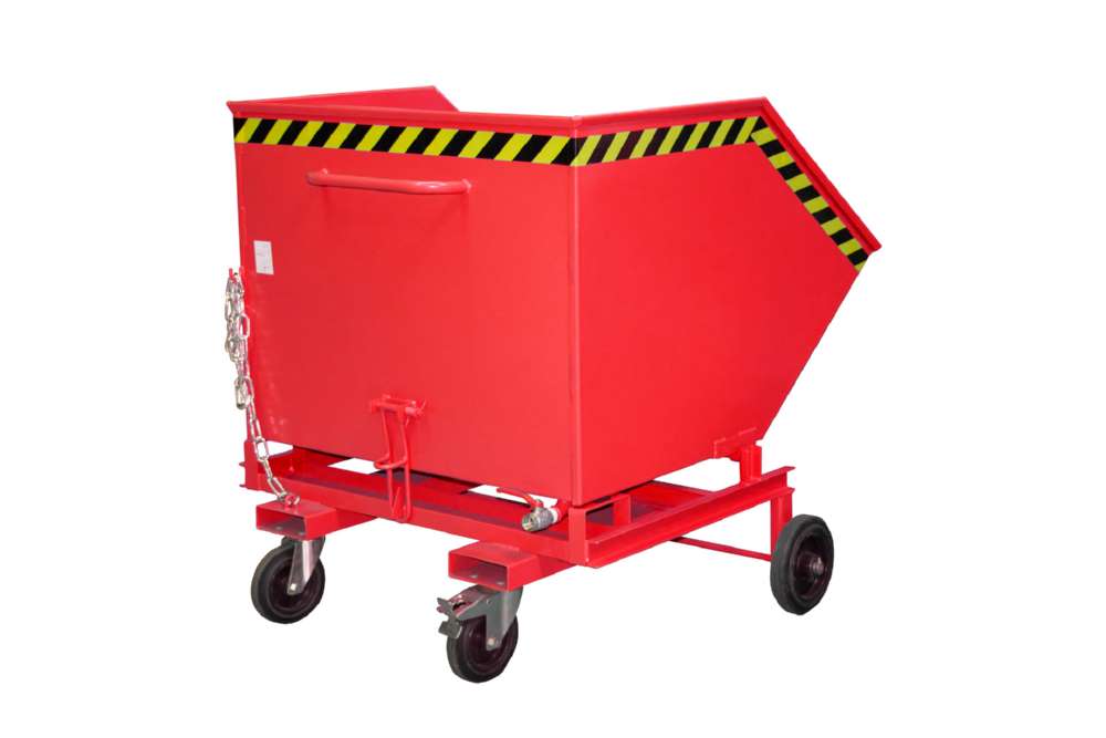 Produktbild Bauer Späne-Kastenwagen SKW-ET 1000 lackiert feuerrot bild 2