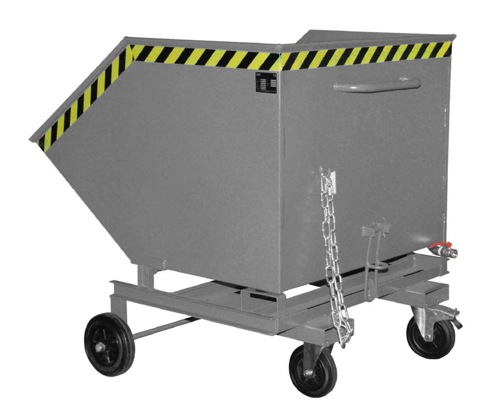 Produktbild Bauer Späne-Kastenwagen SKW-ET 1000 lackiert mausgrau 1340 x 1425 x 1290 mm