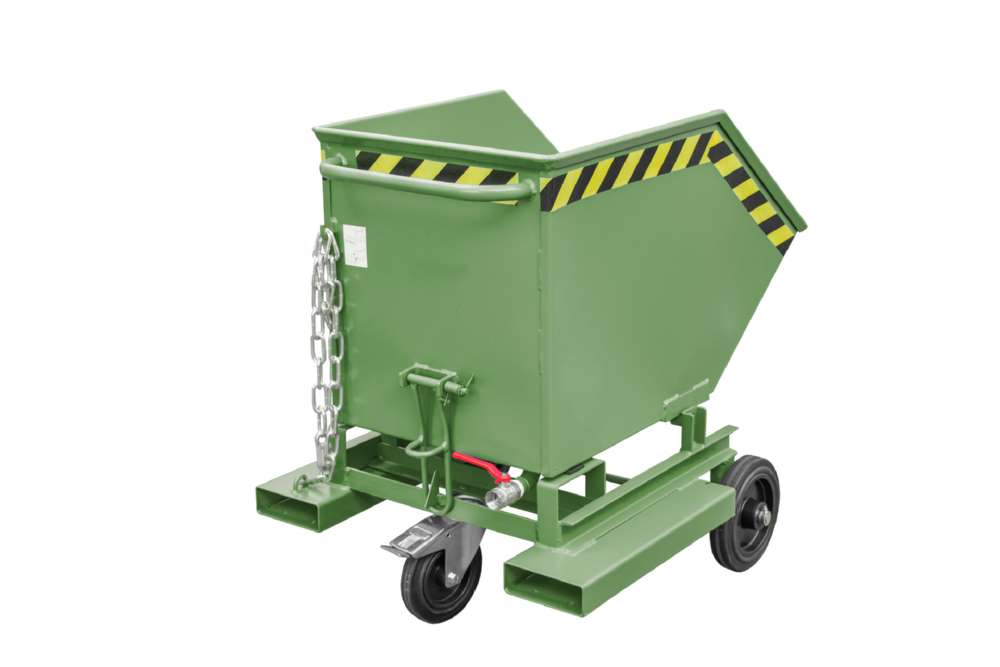 Produktbild Bauer Späne-Kastenwagen SKW-ET 250 lackiert Öl und wasserdicht resedagrün bild 2