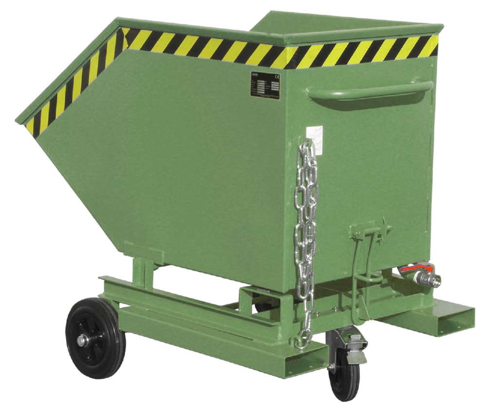 Produktbild Bauer Späne-Kastenwagen SKW-ET 400 lackiert Öl und wasserdicht resedagrün