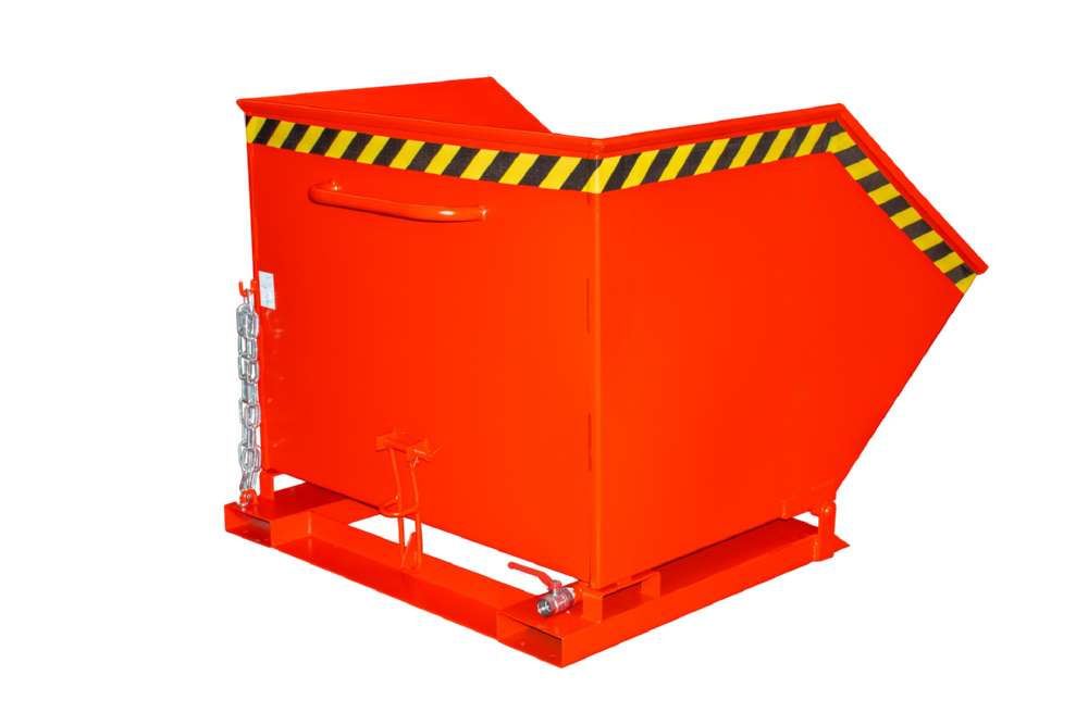 Produktbild Bauer Späne-Kippmulde SKK 1000 Öl und wasserdicht lackiert feuerrot bild 2