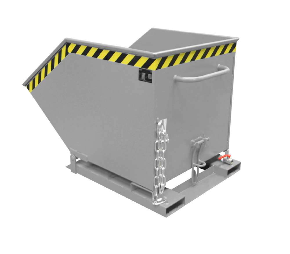 Produktbild Bauer Späne-Kippmulde SKK 600 lackiert mausgrau 840 x 1390 x 905 mm bild 2