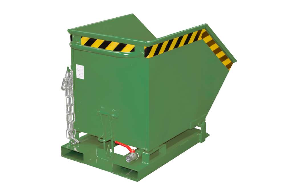 Produktbild Bauer Späne-Kippmulde SKK 250 lackiert resedagrün 590 x 1115 x 740 mm