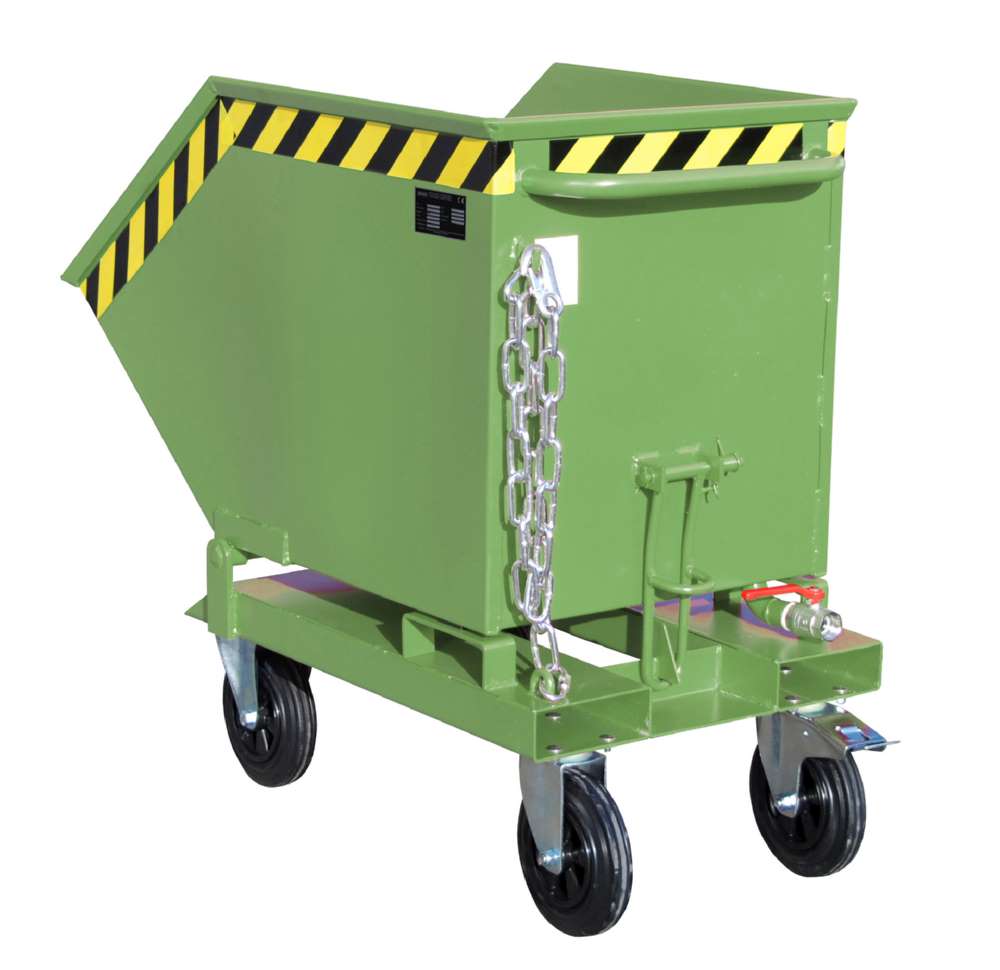 Produktbild Bauer Späne-Kippmulde SKK 250 lackiert resedagrün 590 x 1115 x 740 mm bild 2